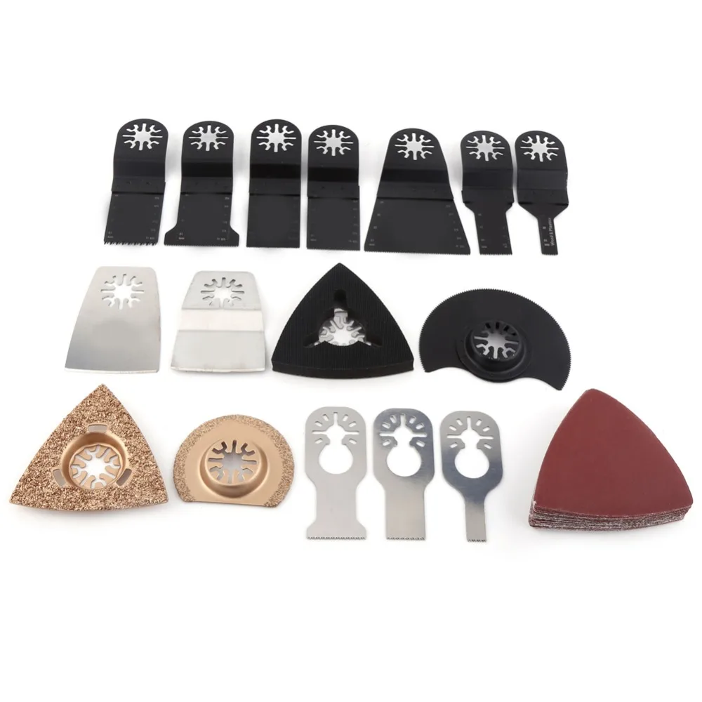 

41PCS/Lot Oscillating Tool Accessories Multitool Power Tools Bits Kit Wood Cutting Tool For Renovator Power Tools