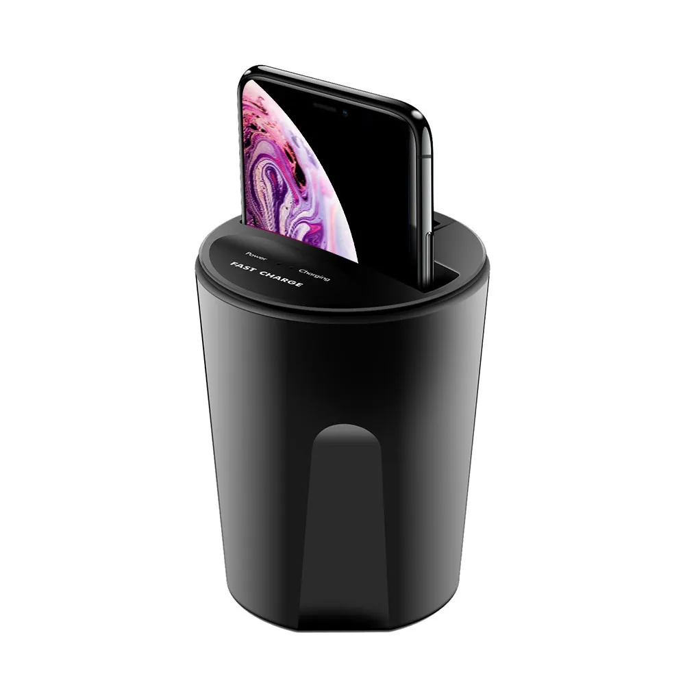 10 Вт X8 автомобильное беспроводное зарядное устройство с usb выходом для iPhone/X/8 SAMSUNG