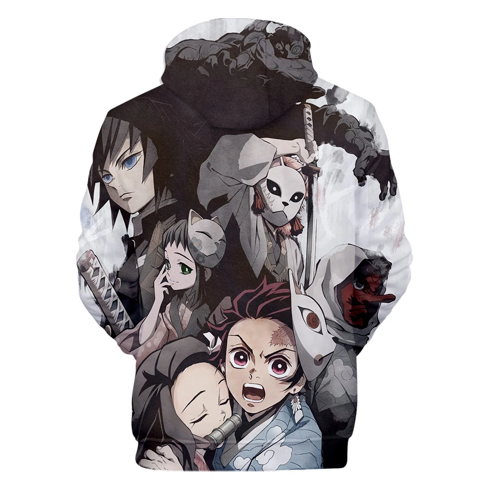 2019 японский аниме демон Slayer: Kimetsu no Yaiba 3D Толстовка с капюшоном Мужская/Женская