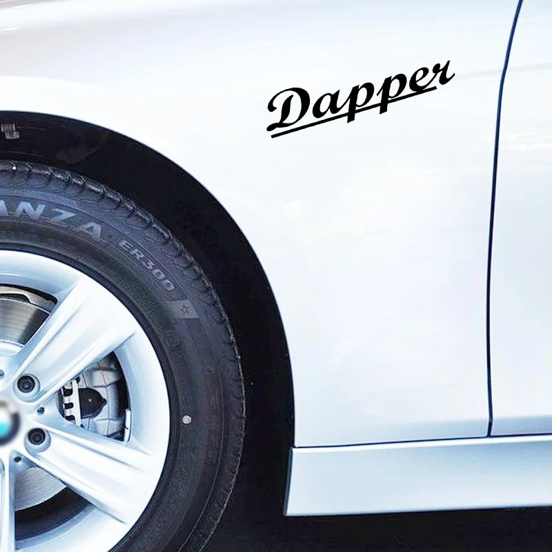 QYPF 17 см * 4 1 Dapper высококачественный виниловый декоративный автомобильный стикер