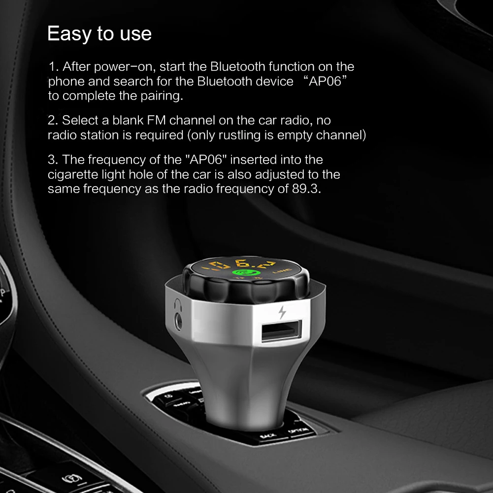 Автомобильный MP3 плеер автомобильный комплект громкой связи беспроводной Bluetooth fm