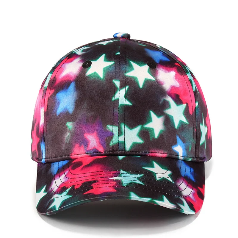 2019 Модная хлопковая бейсбольная кепка с пентаграммой и звездой Snapback Женская