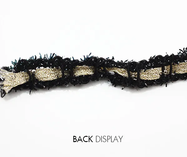 Бисерный жемчуг плетеная кружевная ткань лента отделка Аппликация Скрапбукинг