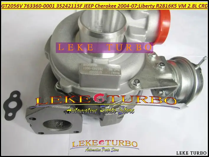 Турбокомпрессор GT2056V 763360 35242115F 763360-0001 763360-5001S Для Jeep Cherokee 2004-07 Liberty 2004 R2816K5 VM 2.8L CRD |