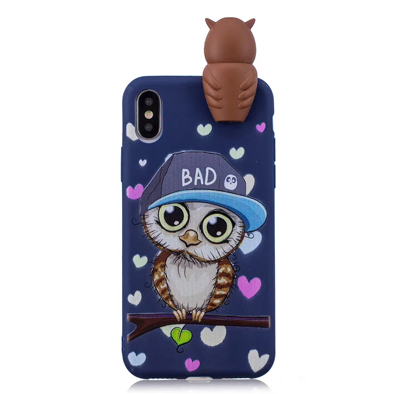H Мягкий ТПУ чехол для телефона для Coque Xiaomi Red Note 5 6 Red 6A 7 GO Note 7 6 Pro Чехол панда Единорог сова мультфильм кукла игрушки Etui Funda - Цвет: H