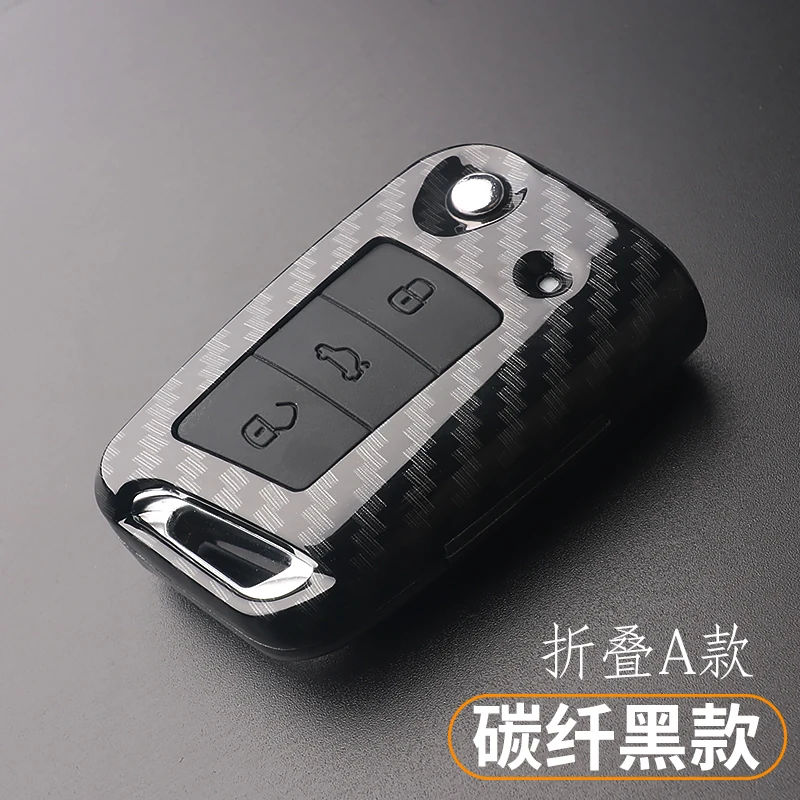Car Key Case For Volkswagen VW Passat Golf Jetta Bora Polo Sagitar Tiguan Auto Bag Cover Protector with Crystal Keychain | Автомобили и