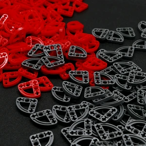 Технические детали полулучевая кривая 3x3 тонкий подъемник L-образная кубики MOC truck игрушечная машинка сделай сам высокотехнологичные строительные блоки 32249