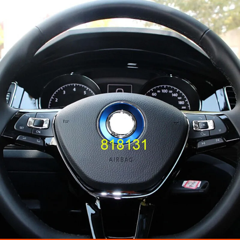 STYO чехол рулевого колеса автомобиля логотип кольцо Накладка для VW Golf 6 7 MK6 MK7 Jetta MK5