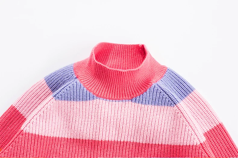 Весенняя Новинка 2019 комплект радужных нарядов с полувысоким воротником в