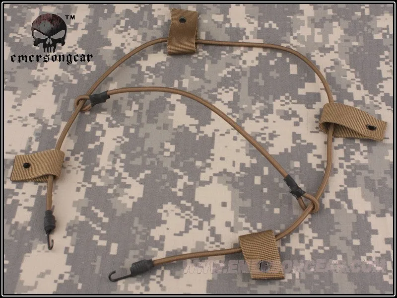 Шлем emersongear резиновый Многоцелевой эластичный ремешок набор аксессуаров для быстрого шлема EM8824