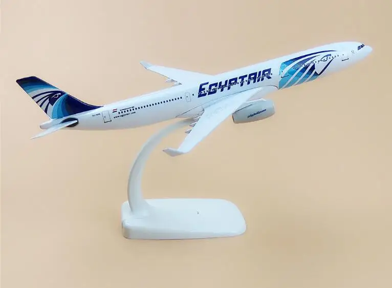Модель самолета из металлического сплава, 20 см, модели самолета, модели самолета, модели летательных аппаратов из Египта, авиакомпании Аэробус 330 A330, подставка для