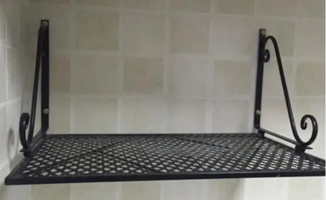 Креативная полка для микроволновой печи металлический держатель кухни