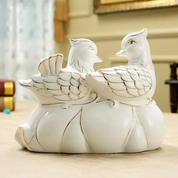 24cm Ceramic enamel ornaments creative modern minimalist living room home decoration | Дом и сад