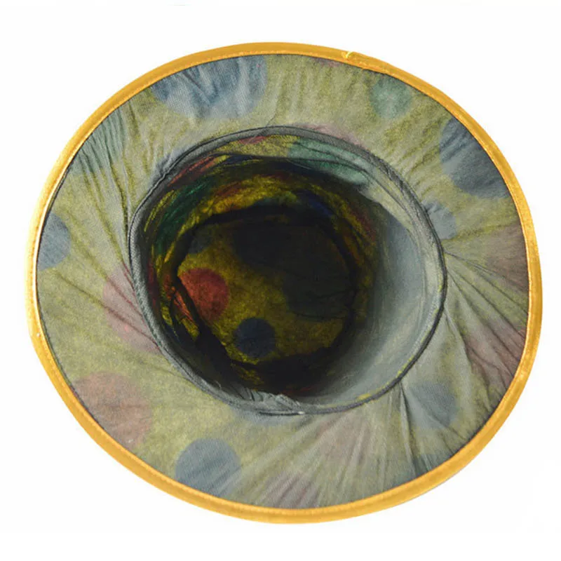 

Clown Top Hat Polka Dot Rainbow Circus Magician Cap Halloween Party