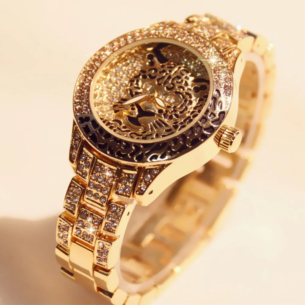 Лидер продаж женские часы высшего качества роскошные стальные полностью Стразы