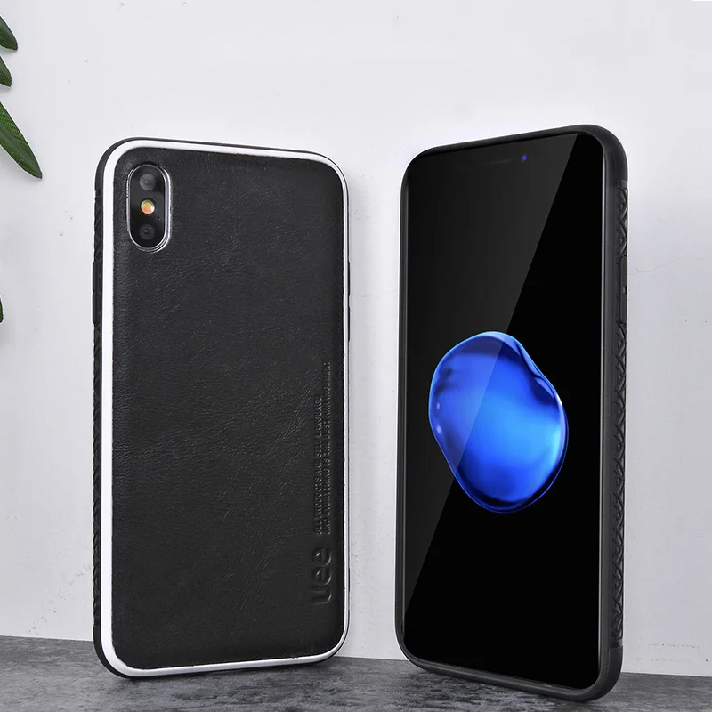 Чехол для телефона из натуральной кожи iphone 8 Plus 6 7 XR противоударный чехол Чехлы x