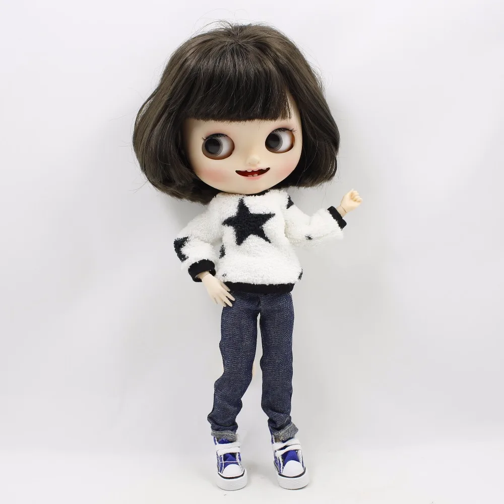 Ледяной DBS Blyth кукла licca тело плюшевая одежда костюм игрушка без штанов|clothes cycling|jean