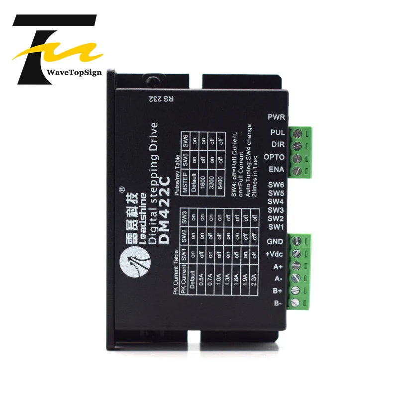 Драйвер двухфазного шагового двигателя Leadshine DM422C DM432C входное напряжение 18 36 В
