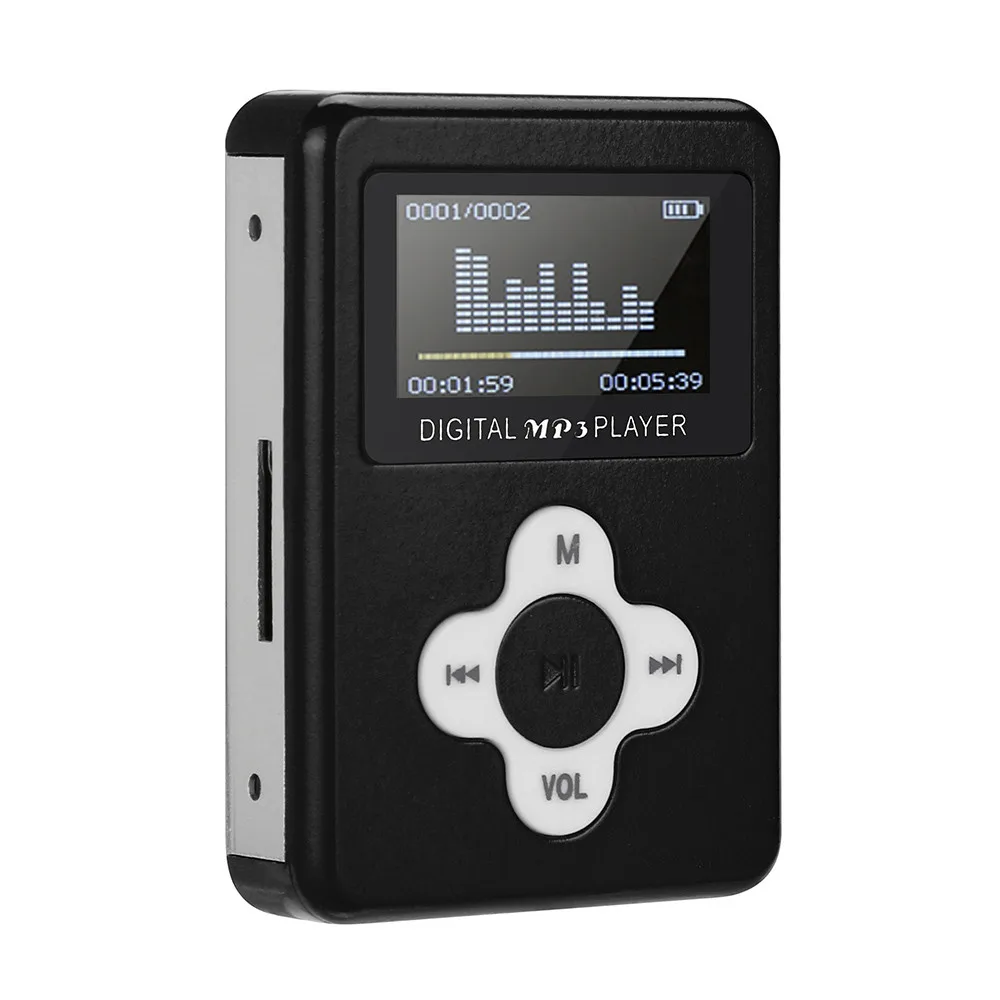 A Usb мини HiFi музыкальный плеер MP3 walkman воспроизводитель металлический MP3 плеер с ЖК-экраном Поддержка 32 ГБ Micro SD TF карта дропшиппинг - Цвет: A
