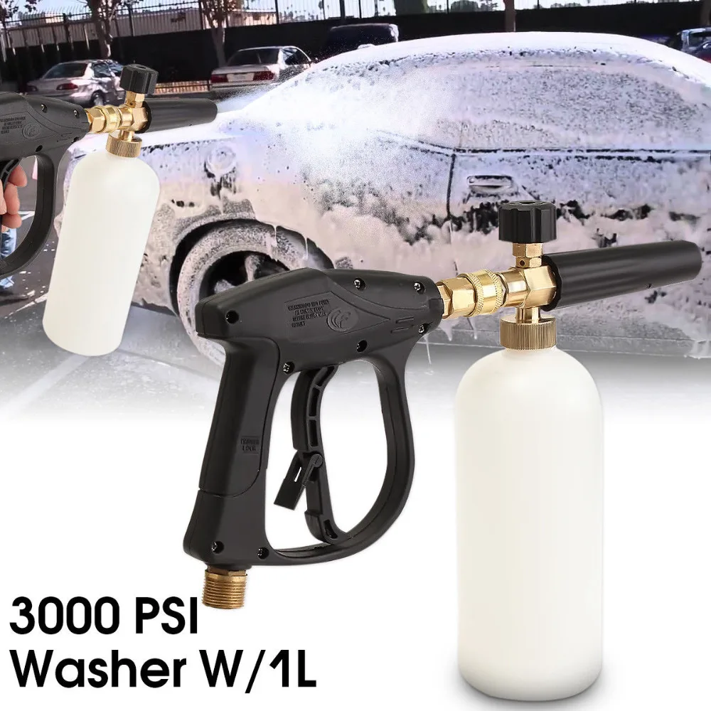 1L 3000PSI Высокое качество пены пневматический распылитель шайба пенная насадка канализационные насадки для щетки чистящий пистолет
