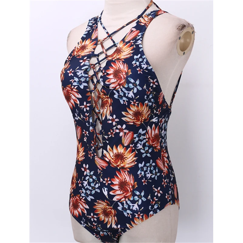 Сексуальный женский купальные костюмы Florl цельный купальник Монокини пуш ап