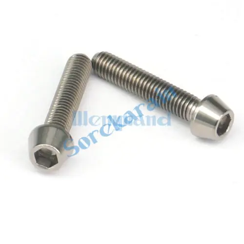 Болты шестигранные конические из титанового сплава 4 х25 мм | Строительство и