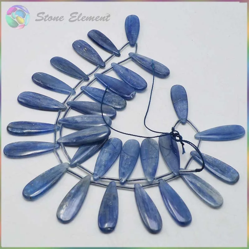 Хорошее качество фотоэлемент/цианит/дисплей хрустальные плоские бусины 12x3 0/15x30