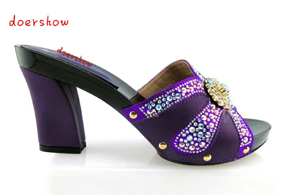 Doershow Новое поступление обувь в африканском стиле для взрослых женщин на высоком