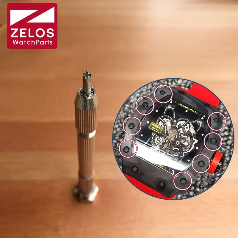 Прецизионная отвертка RM для часов RICHARD MILE чехол с винтами задней панели RM035 skull RM067