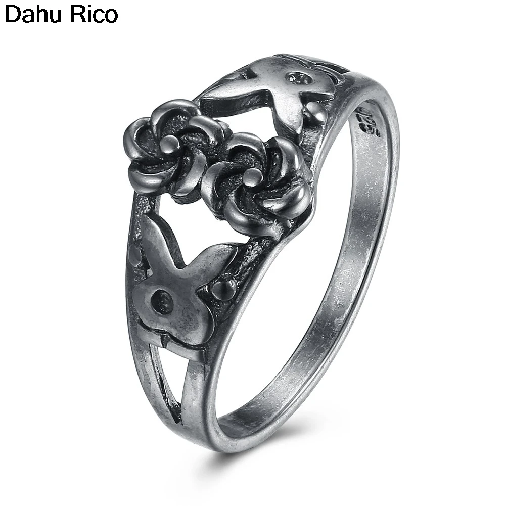 Розовые цветы flor макс. Размер 9 растения yuzuk bague старинное посеребренное