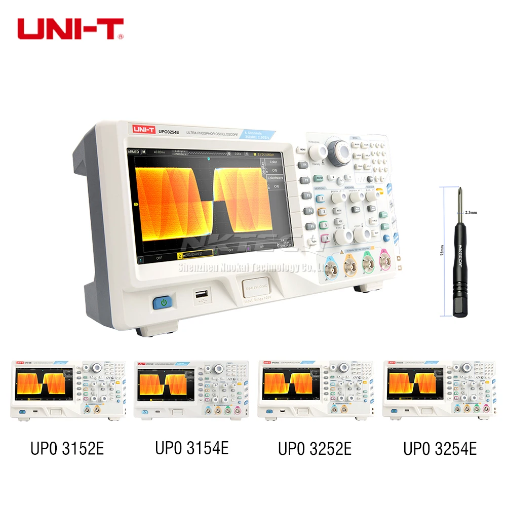 Флуоресцентный осциллограф флуоресцентный UPO3152E UPO3154E UPO3252E UPO3254E 2 канала/4 канала