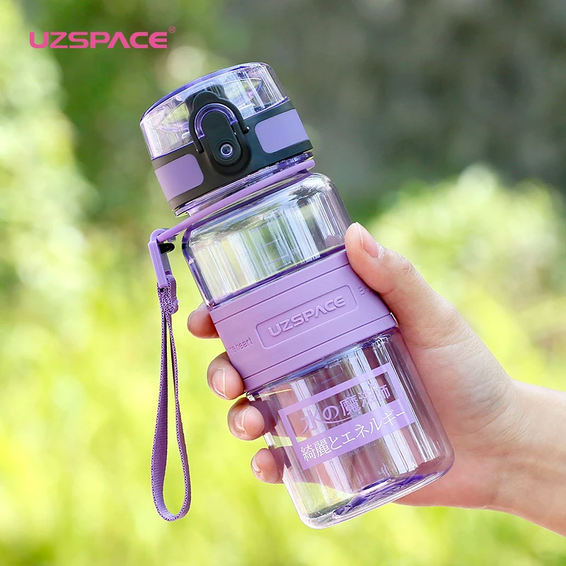 Спортивная бутылка для воды Uzspace Hydration Tritan без БФА 350 мл|Бутылки воды| |