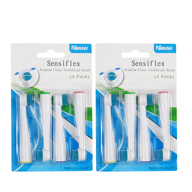 NewView Replacement Electric Toothbrush Heads For Philips Sonicare Tooth Brush 8pcs Hygiene Care Clean HX-2012SF | Бытовая техника