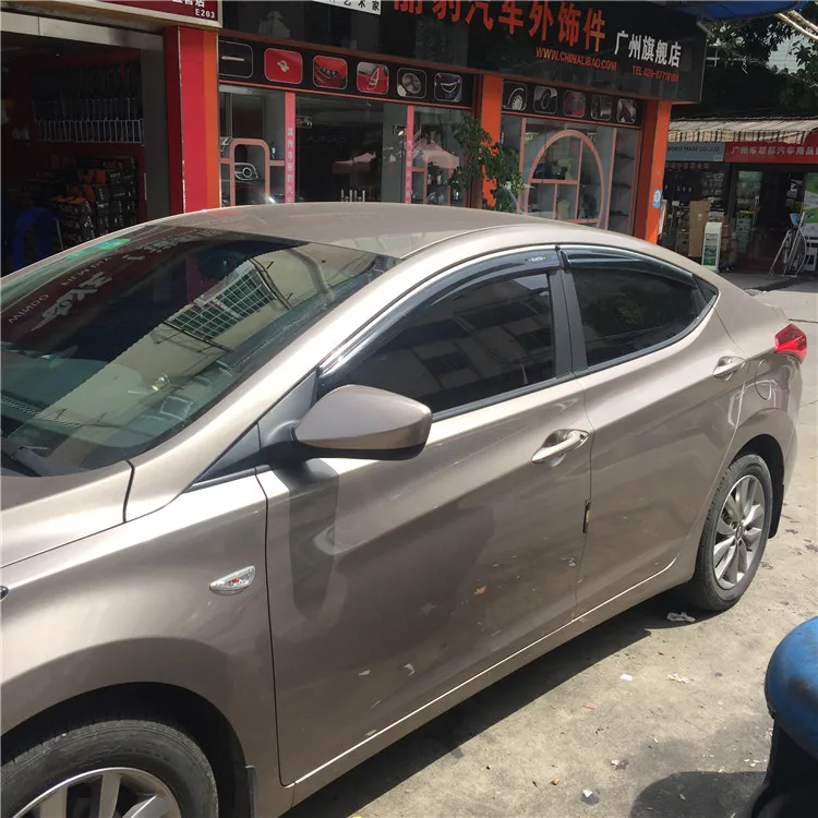 Защитный козырек для окна Elantra Пластиковый Солнцезащитный от солнца и дождя