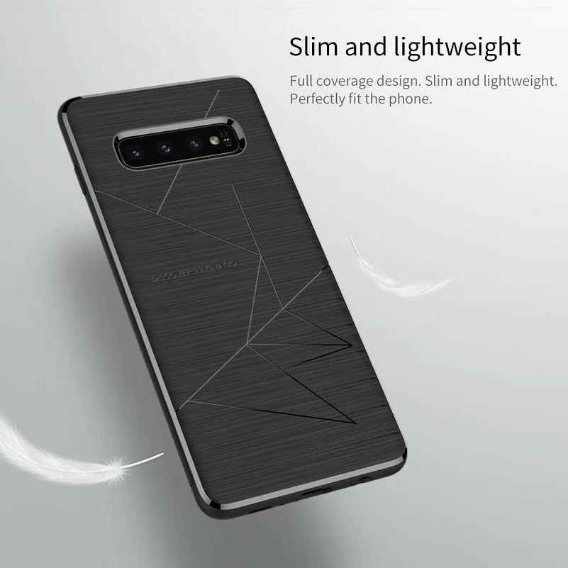 NILLKIN Магнитный Qi беспроводной зарядный приемник чехол для Samsung Galaxy S10 6 1 Для Plus