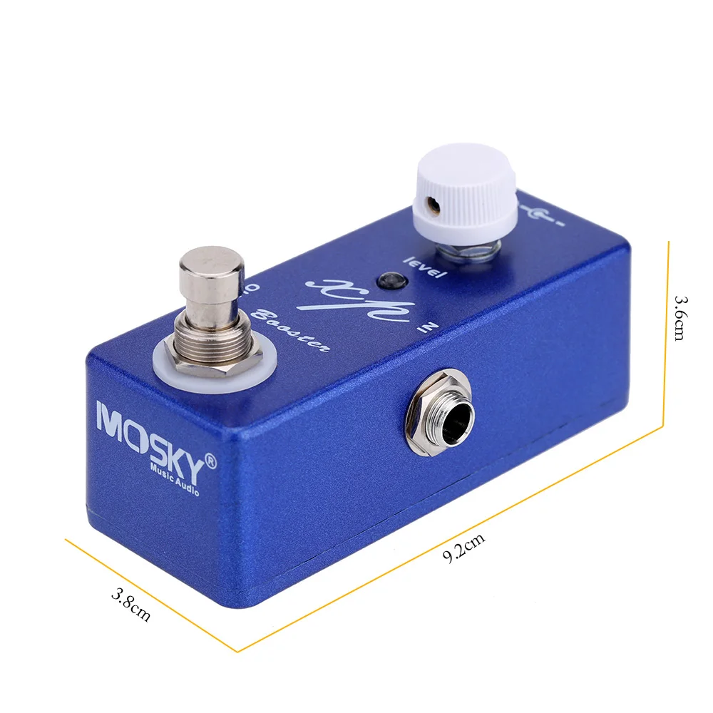 

Booster Guitar Pedal Electric Guitar Effect Pedal Mini Single Effect with Clean Boost True Bypass Guitar Parts & Accessories