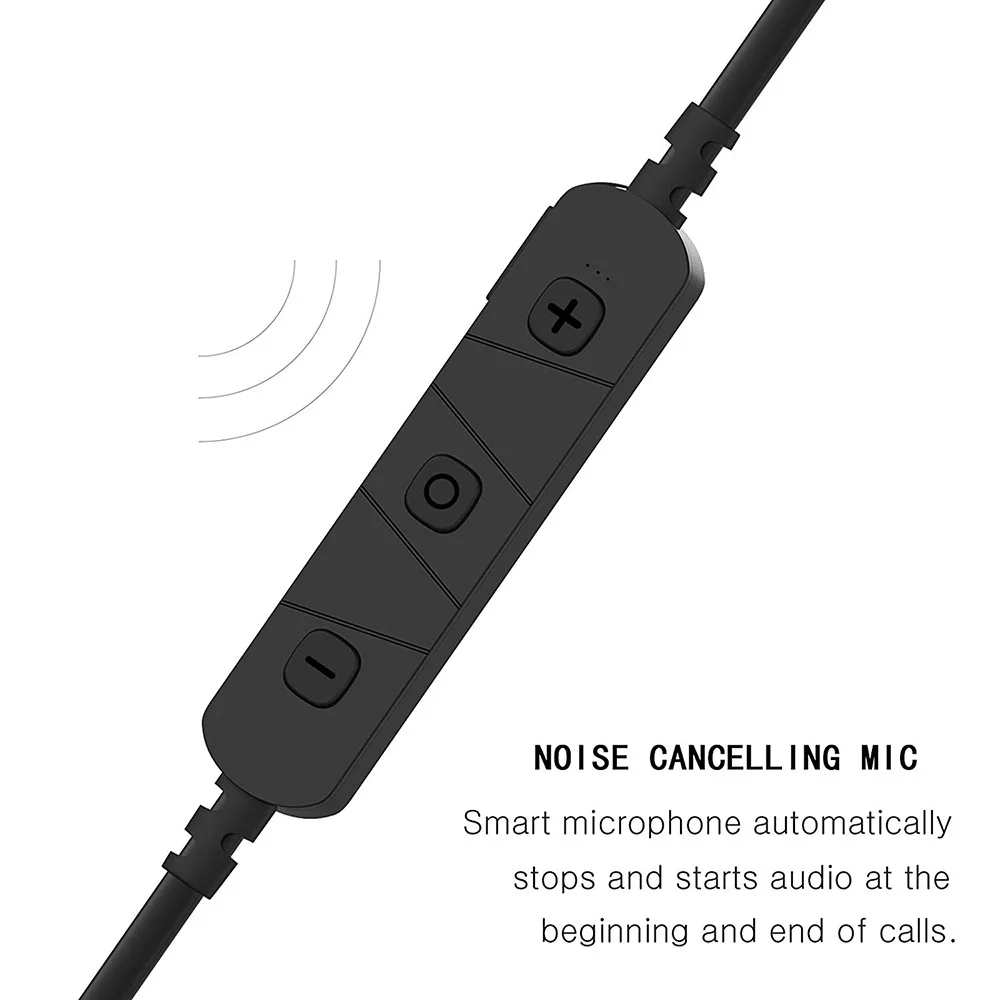 Саго Bluetooth наушники V4.2 магнитных шейным Super Bass с микрофоном Спорт гарнитура для