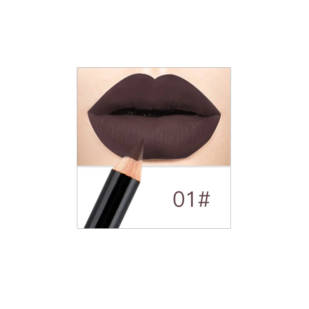 NICEFACE модный карандаш для губ 12 цветов водостойкая матовая губная помада maquillajes TSLM2