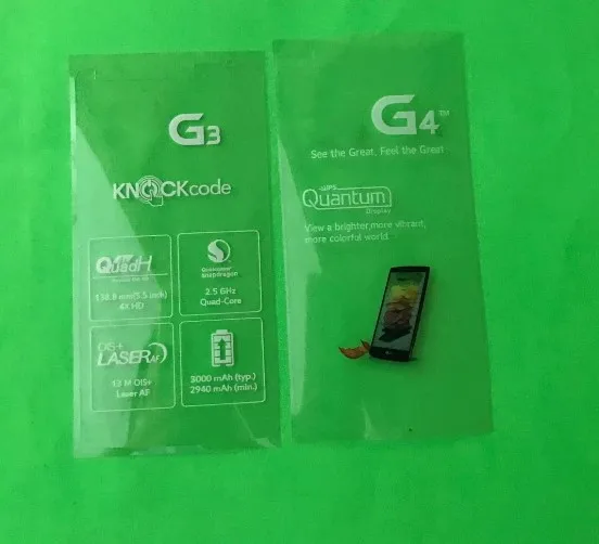 Заводская Защитная пленка для переднего экрана 100 шт. новая фотопленка LG G2 G5 G6 G7 Mini
