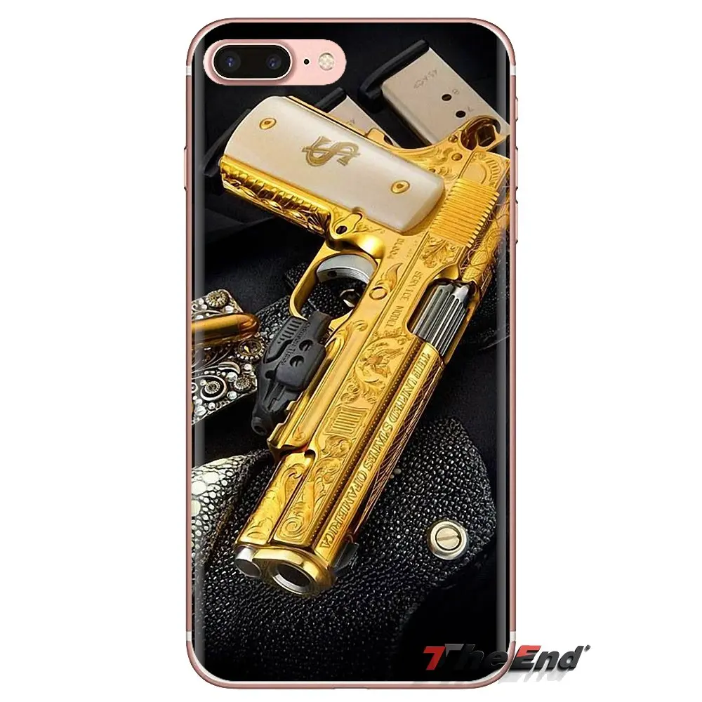 Phone Shell Case Limited Edition 24K Gold 1911 Guns For Oneplus 3T 5T 6T Nokia 2 3 5 6 8 9 230 3310 2.1 3.1 5.1 7 Plus 2017 2018 |