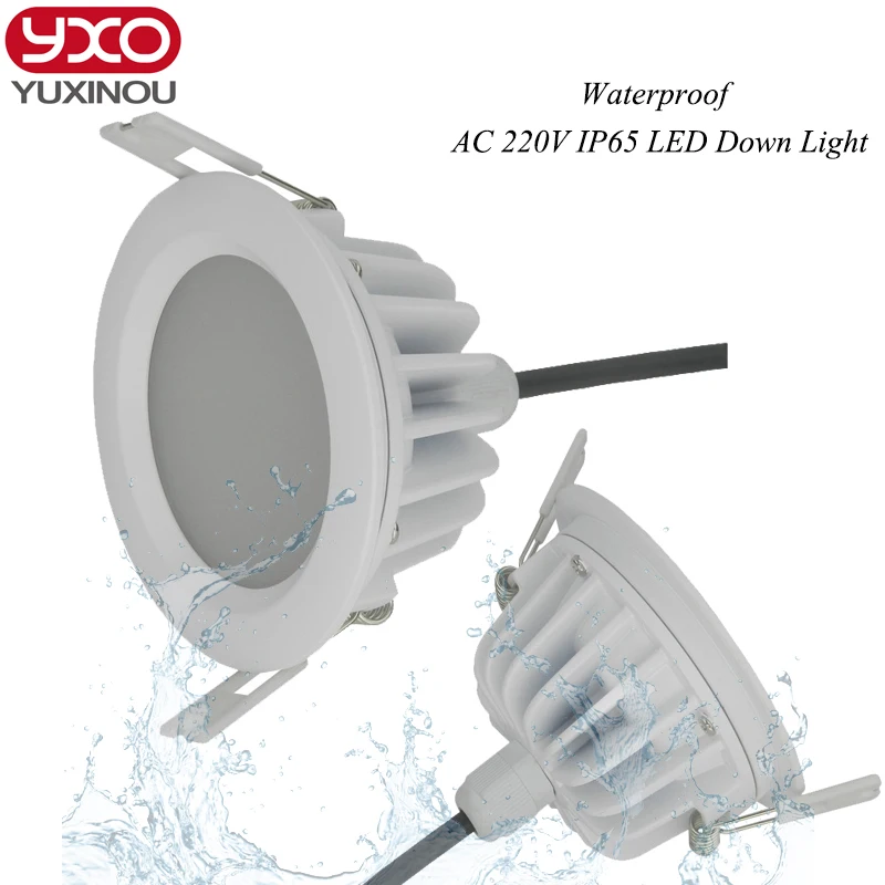 

High quality SMD 5730 waterproof dimmable led downlight ip65 round 5W 7W 9W 10w 12W 13w 15W 18w 20w 25w 30w led light