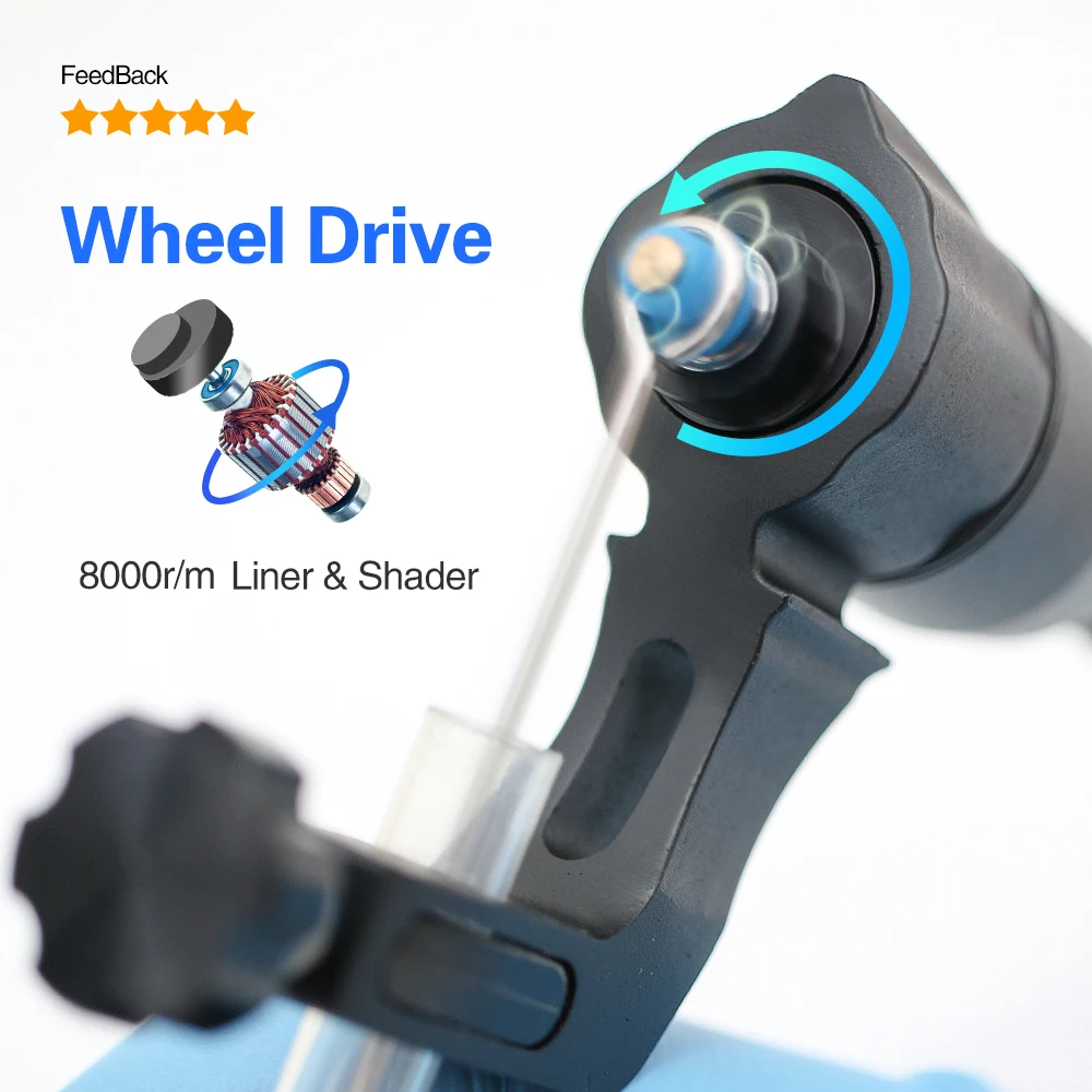 Клеймо роторная Татуировка высокого качества регулируемый ход прямой привод RCA