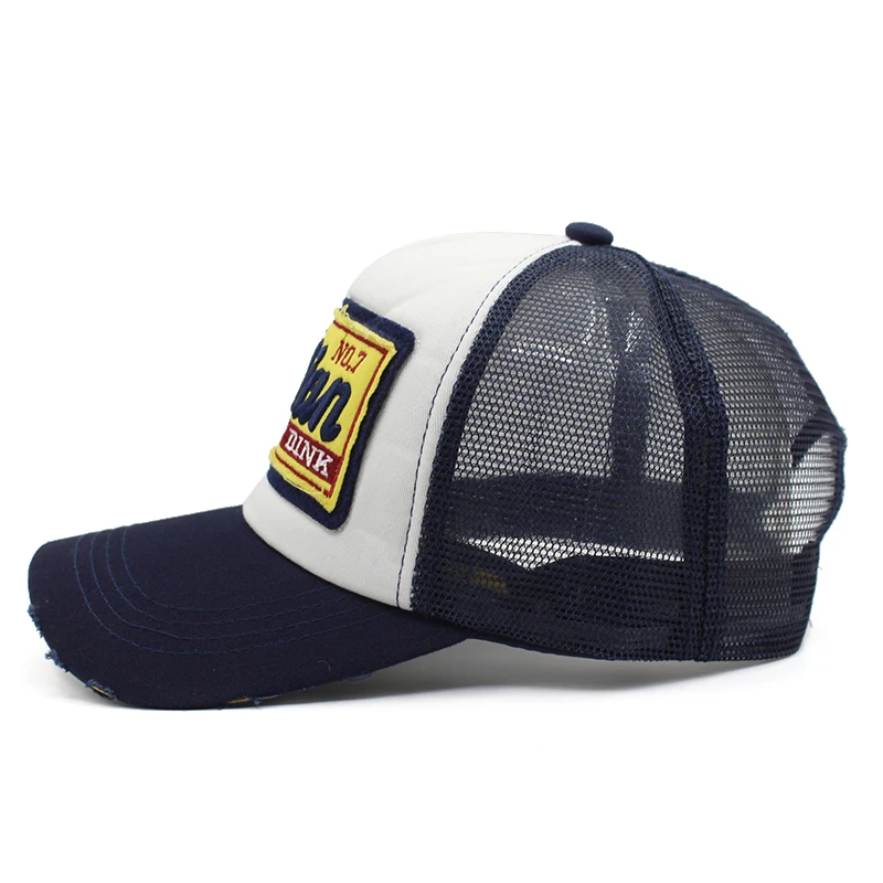Фото Бейсболка AETRUE Fashion, Женская сетчатая Кепка с вышивкой, шапки для мужчин, Snapback Gorras Bone, Кепка в стиле хип-хоп, кепка для мужчин, 2018 №4