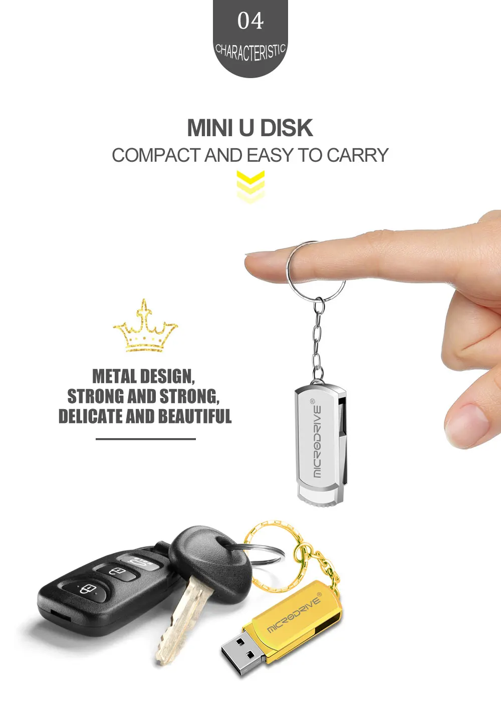 Металлический водонепроницаемый USB флеш-накопитель 8 ГБ 16 ГБ 32 ГБ 64 Гб 128 ГБ флеш-накопитель OTG 8 16 32 64 128 ГБ флеш-накопитель карта памяти U диск