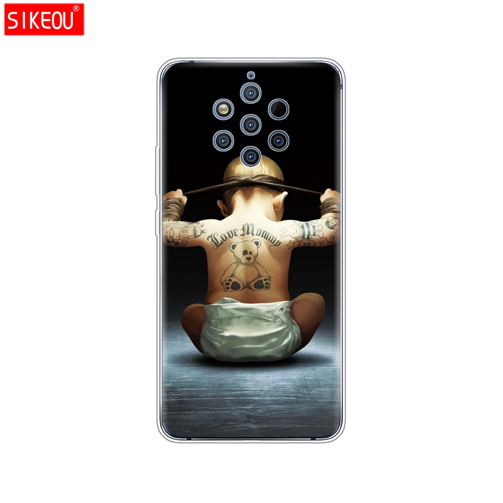 12064 Для Nokia 9 PureView чехол задняя крышка для Nokia 9 чистый вид чехлы для телефонов силикон бампер для Nokia9 PureView бампер coque мультфильм - Цвет: 12064