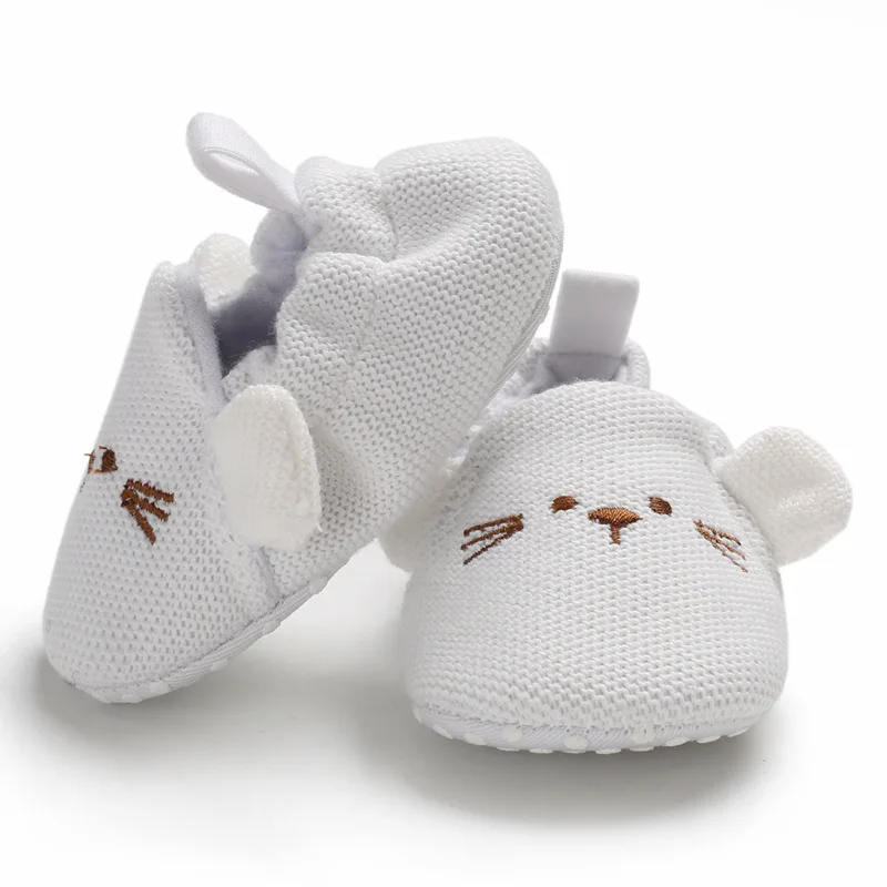 Brand New Toddler Newborn Baby Crawling Shoes Boy Girl Lamb Slippers Prewalker Trainers Fur Winter Animal Ears First Walker