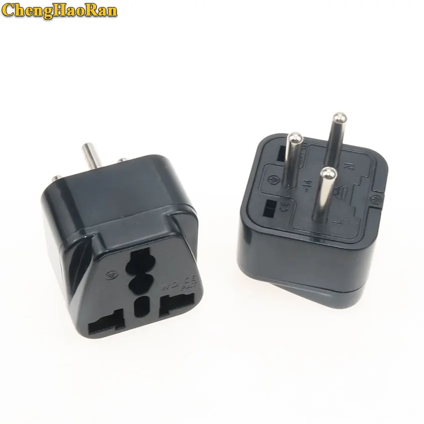 Адаптер ChengHaoRan ISREA IL 3 Pin EU Euro AU US UK To Israel Travel Adapter электрический шнур питания |