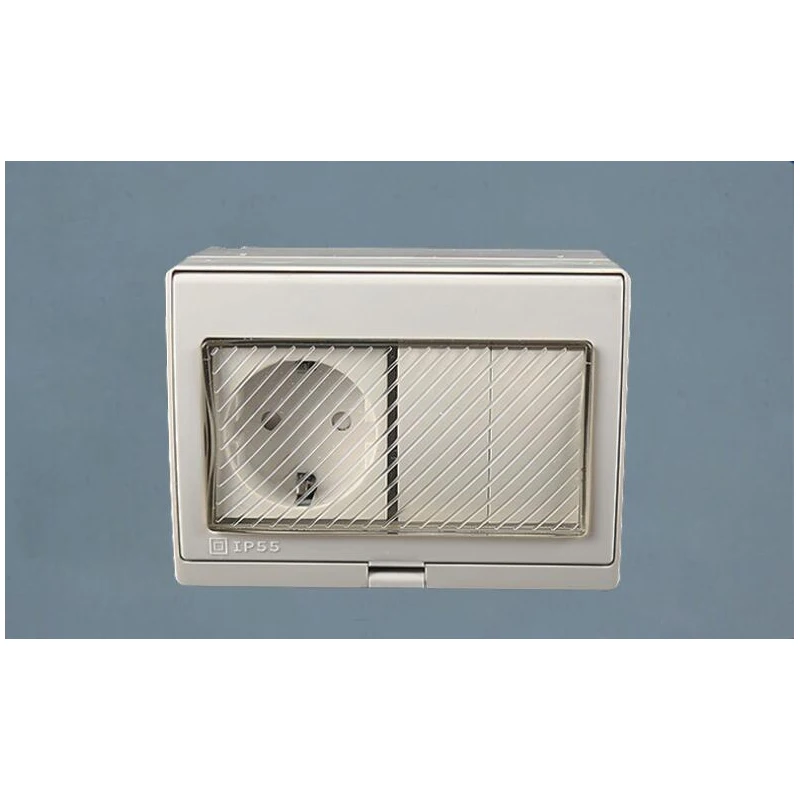 Водонепроницаемая настенная розетка 16 А европейская Британская американская