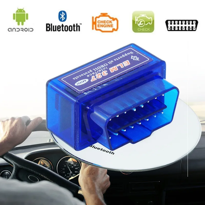 Супер Мини ELM327 цифровой Bluetooth V2.1 OBD2 автомобильный диагностический инструмент ELM