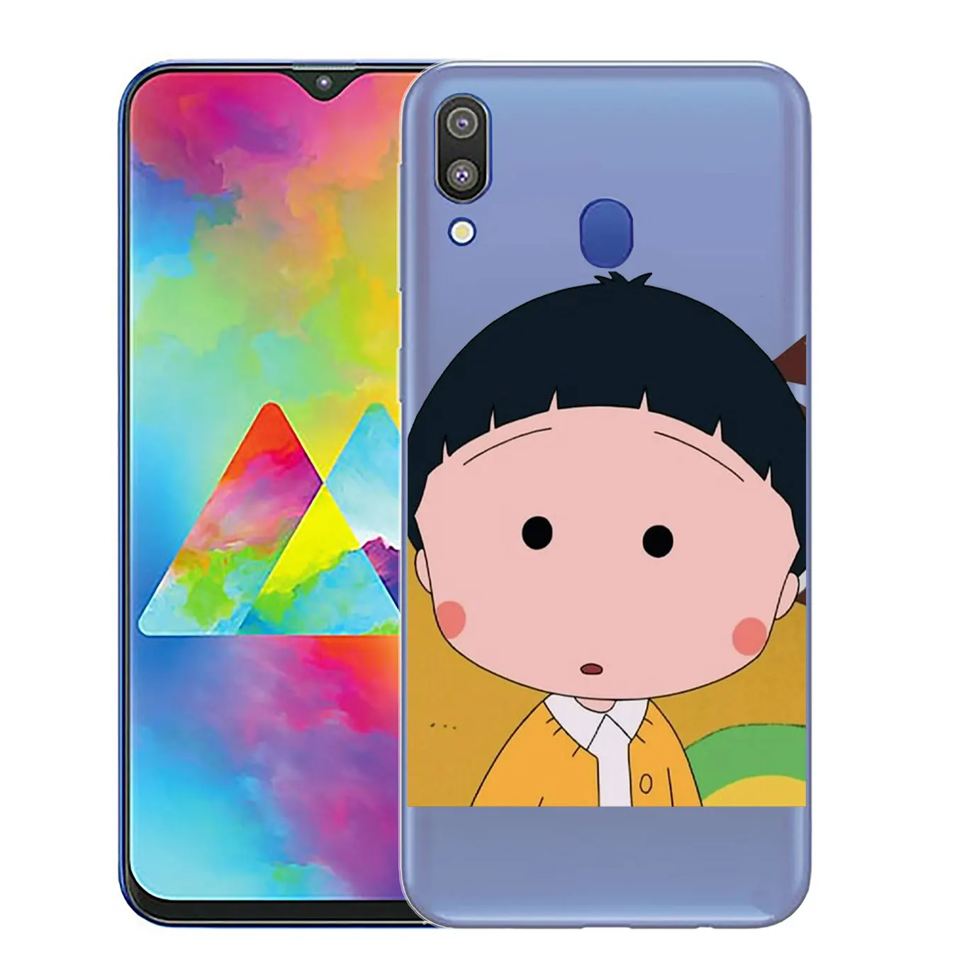 Япония Девушка Прекрасный Вишневый chibi maruko chan Мягкий силиконовый чехол с